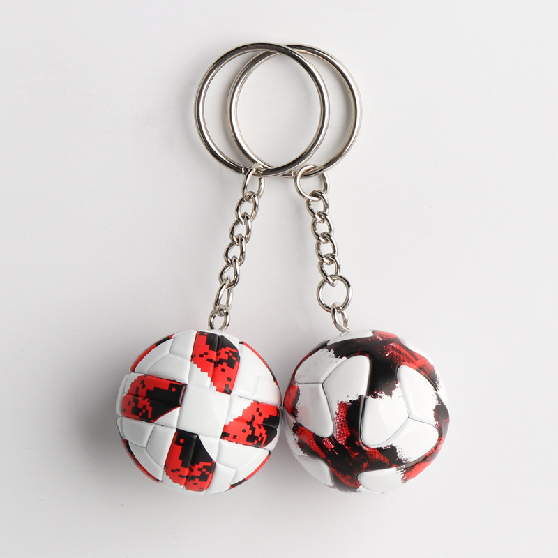 High-quality simulation football keychain mini pendant World Cup souvenirs creative pendant activities small gifts._voghion.com