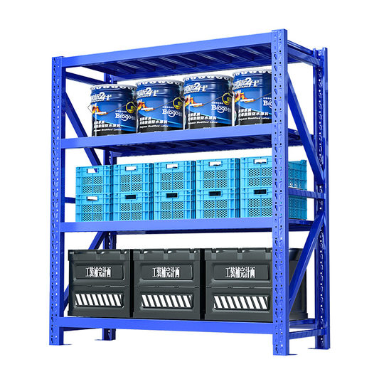 Jinbang shelf wholesale household warehouse light and medium-heavy warehouse storage rack heavy warehouse storage rack steel rack