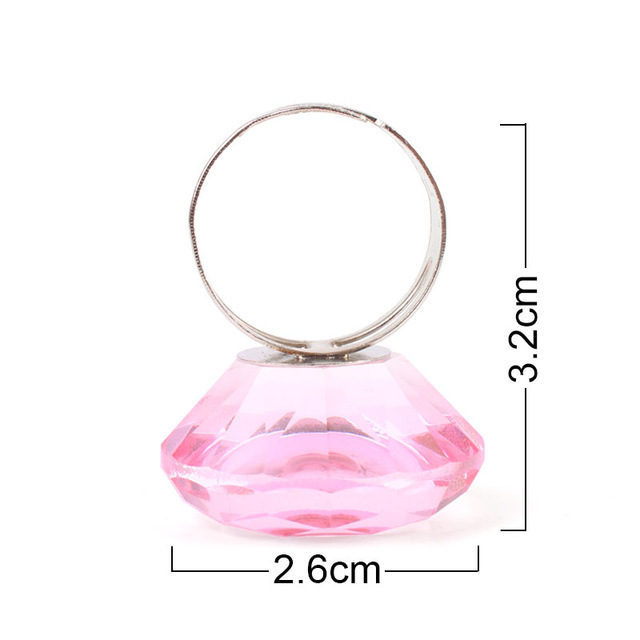 Fábrica de injerto de pestañas florecer taza de cristal dividida taza de anillo de pegamento circular en forma de corazón soporte de anillo de pegamento taza al por mayor