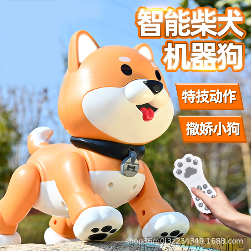 LeNeng niños programación inteligente eléctrica tactile robot juguete perro puede caminar y bailar simulación de perro mecánico perro