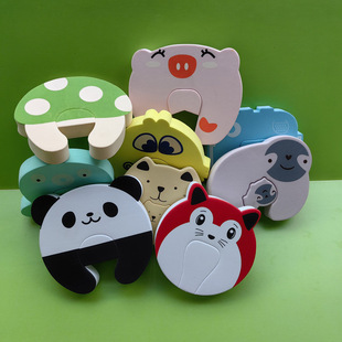 Large Thickened Cartoon Door Card, Windproof and Anti-Lock Door Blocker, Baby Safety Anti-Pinch Door Panel Gap Keeper