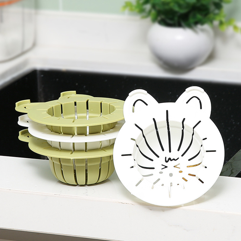 Cute Rabbit Ear Sink Water Filter Basket Can Lay Kitchen Sink Filter Net Household Garbage Anti-blocking Floor Drain Vegetable Washing Pool Cute Rabbit Ear Sink Water Filter Basket Can Lay Kitchen Sink Filter Net Household Garbage Anti-blocking Floor Drain Vegetable Washing Pool
