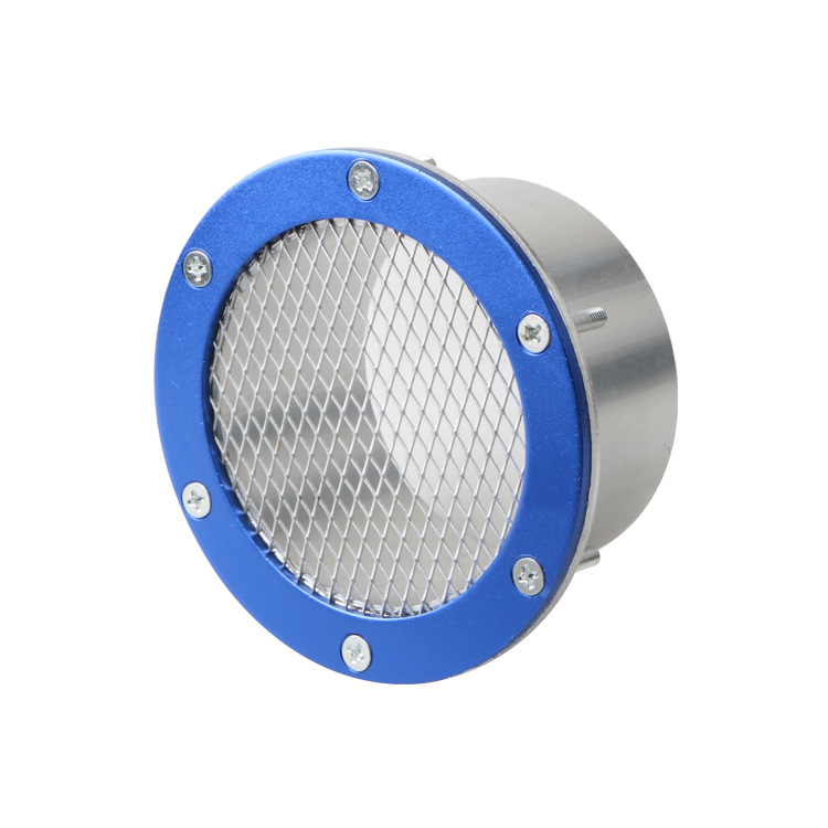 Modificación del coche universal entrada de aire aleación de aluminio con malla entrada de aire piezas de modificación piezas decorativas 76mm