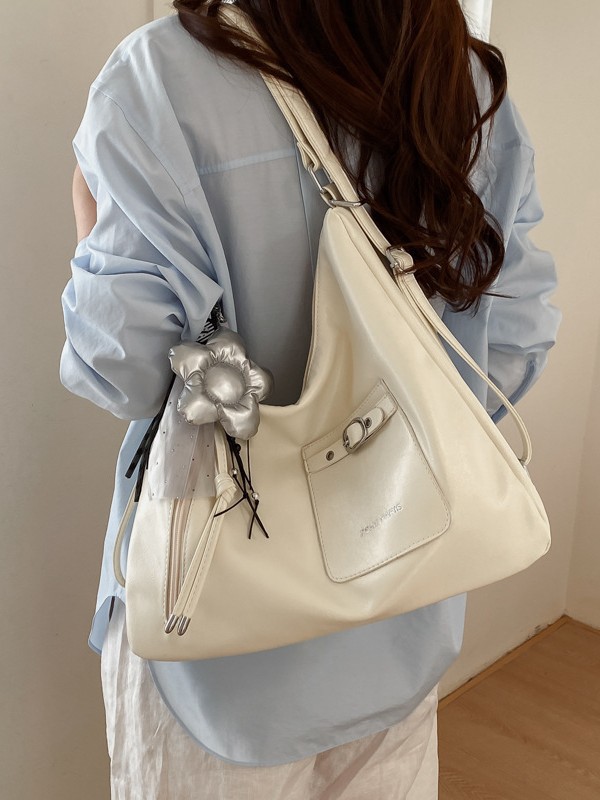 Bolsas de tendencia transfronteriza de gran capacidad para mujeres 2026 nueva moda coreana multipropósito mochila de viaje ocio bolsa de mano image 4