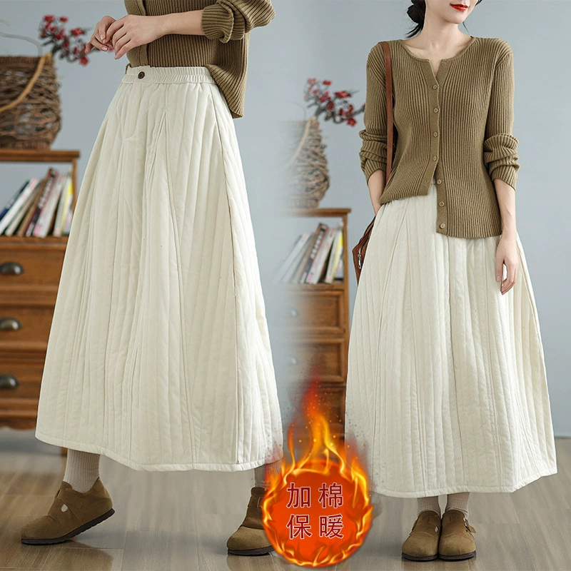 2024 осень и зима новый ретро сплошной цвет