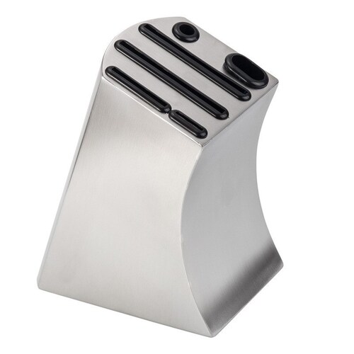 Wholesale Home Metal Stainless Steel Knife Stand Knife Holder Kitchen Stainless Steel Kitchen Knife Tool Multifunctional Storage Rack