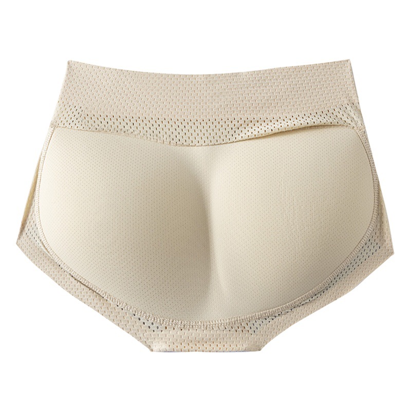 Falso Butt pad gadget de levantamiento de cadera ropa interior de elevación de cadera de melocotón fino de verano de las mujeres cadera sin costuras que forma Pantalones
