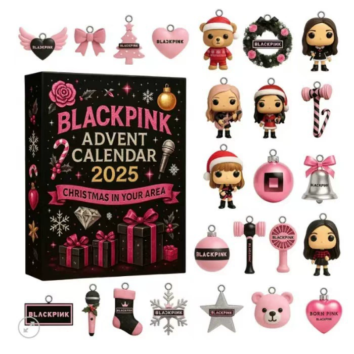 Кросс‑бордерский KPOP Blind Box 2025 календарь адвента Рождество Демон-охотник