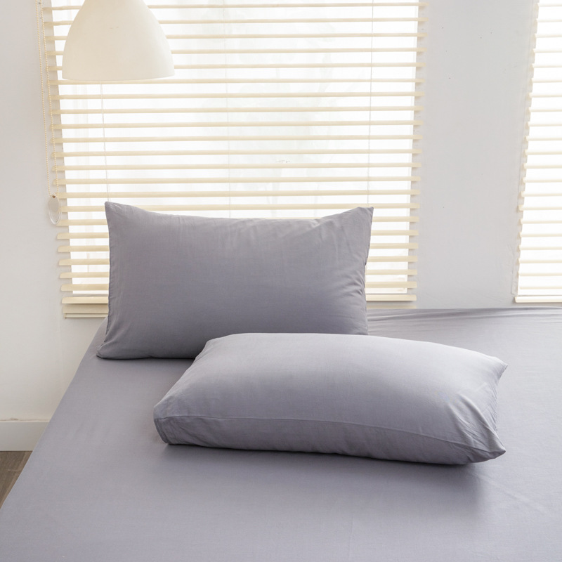 Cuerpo de almohada de lavado japonés de algodón 40 cubas de almohada de piel de algodón un par de cubas de almohada de twill