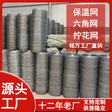 保温热镀锌铁丝网发电厂扎管道正反拧勾花网粉刷墙壁外墙保温网