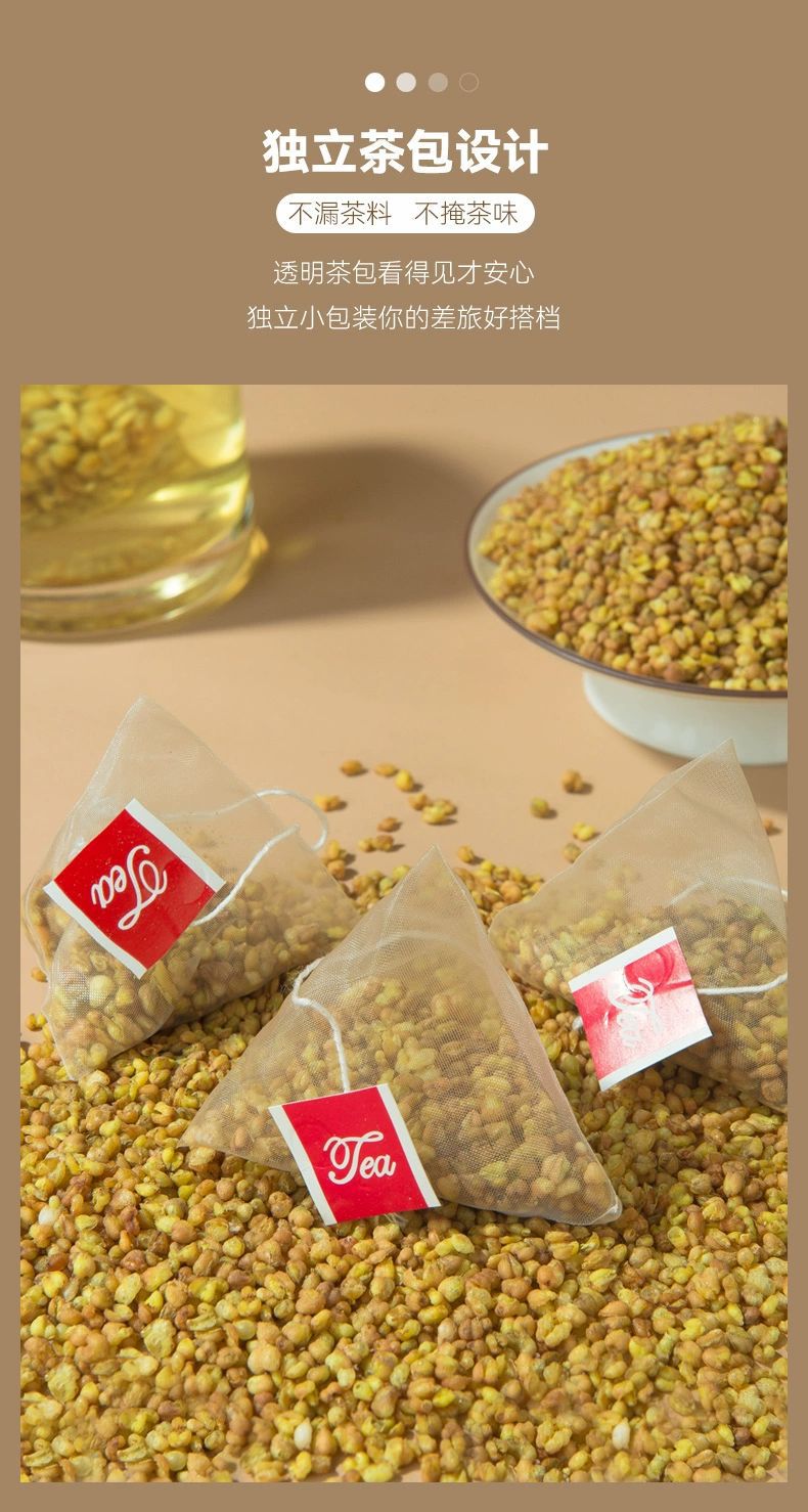 Tartary Buckwheat Tea Ku Qiao Cha 500g Cold Brewed Triangle Tea Bags Sugar Free Daily Herbal Drink preparation