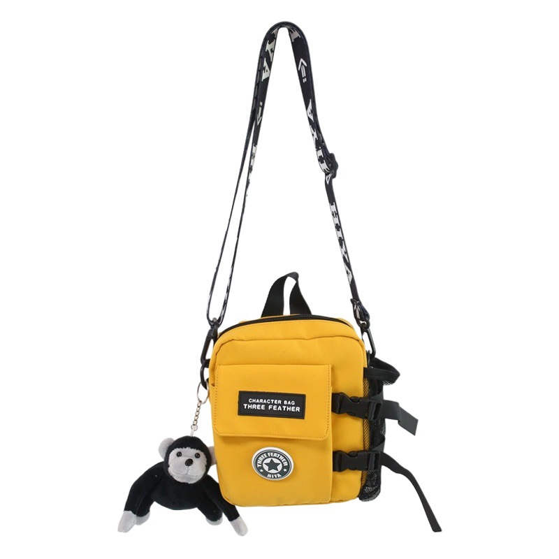 Bolso bandolera para hombre tendencia nuevo bolso de hombro multifuncional japonés bolso de teléfono móvil simple casual bolso de pareja pequeño