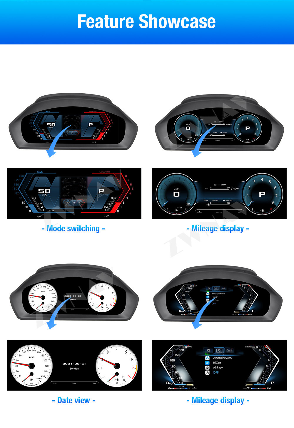 Suitable for BMW 3 Series models 13-17 F30/F31/F34/F35/F32/F33/F36/F80 with full LCD instrument panel