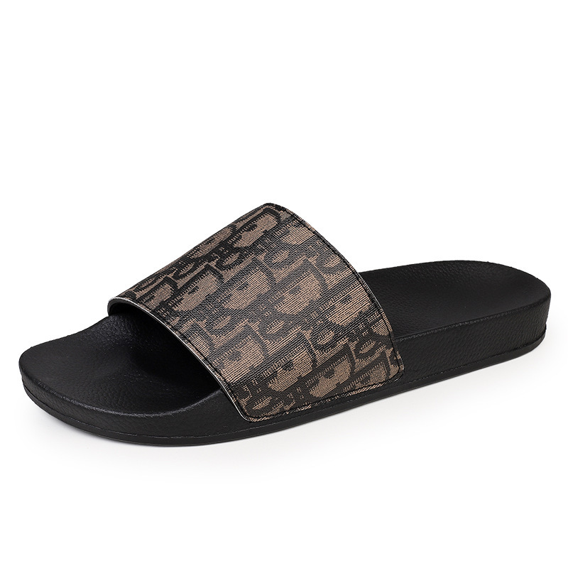 Transfronterizo transfronterizo verano 2024 nuevas zapatillas de hombre casual un slippery al aire libre versátil de moda zapatillas frías