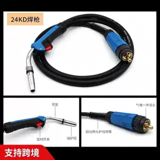 【可跨境销售】二保焊机宾采尔焊枪15AK 24KD 36KD欧式二保焊机配