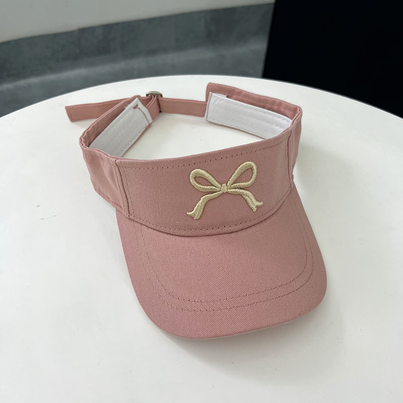 Corea del Sur Dongdaemun nuevo dulce padre-hijo bordado arco gorro vacío gorro de bebé de verano sombrero solar