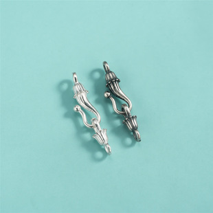 S925���y���ӆ�̖���p�h�B�ӿ�DIY�ֹ����K�ִ�ˮ�����β�����
