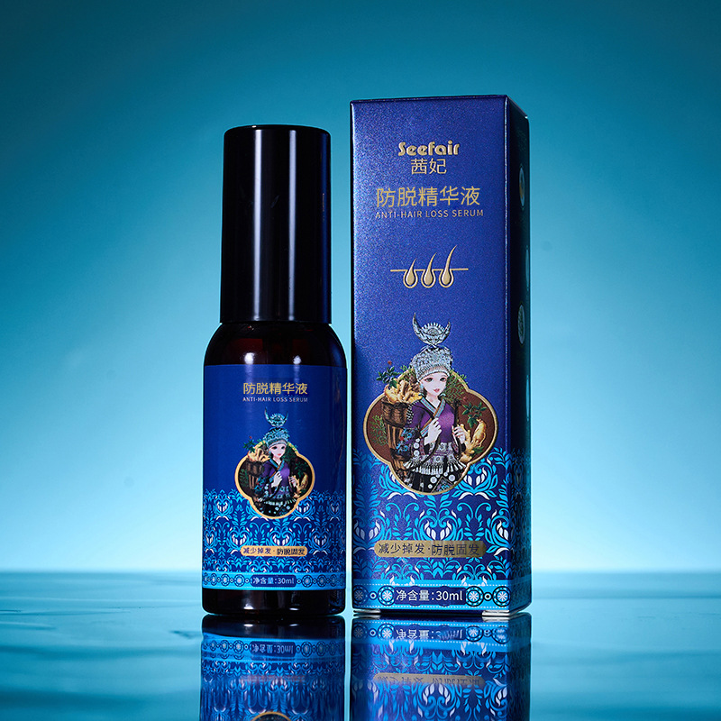 Qianfei 탈모 방지 에센스 30ml 미아오 블루 모델 (6628)