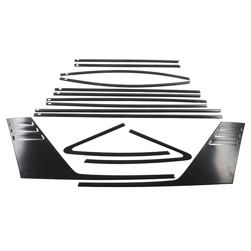 Suitable for Tengshi D9 blackened car window trim Tengshi d9 body trim glass trim modification accessories