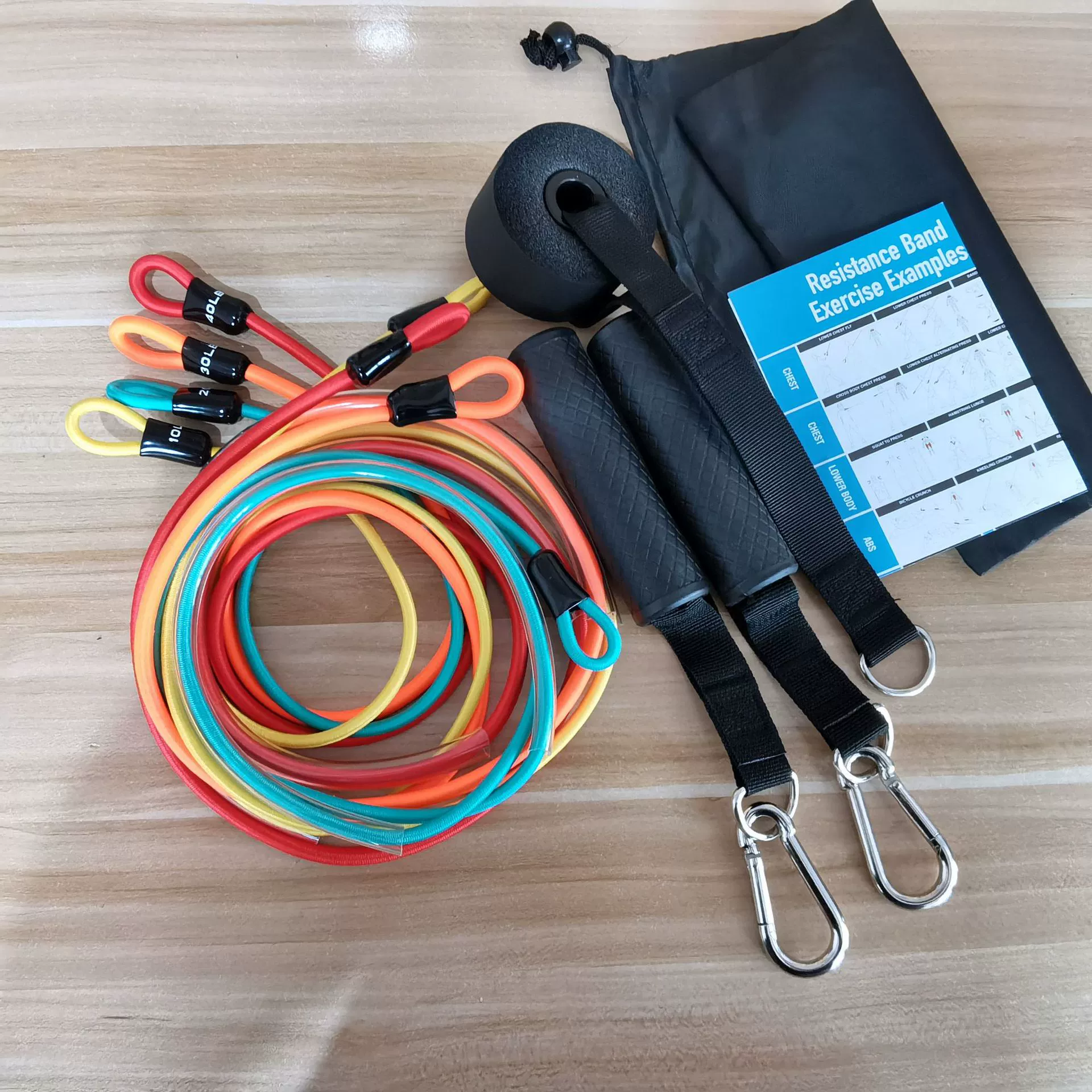 Веревка, набор, универсальная спортивная эластичная лента для зала, 11 штук