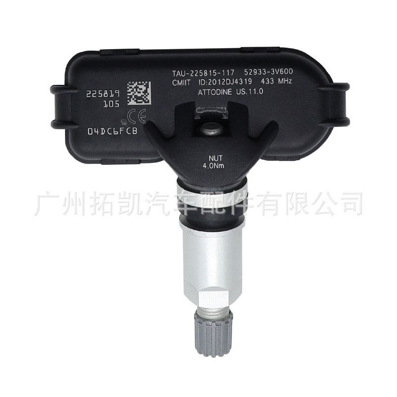 Para el monitor de presión de neumáticos Hyundai Kia 52933-3V600 Sensor de presión de neumáticos TPMS