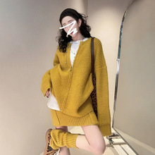 ë����֯����ȹ��Ů2025�¿��ﶬ���߼���ootd���＾����һ����װ