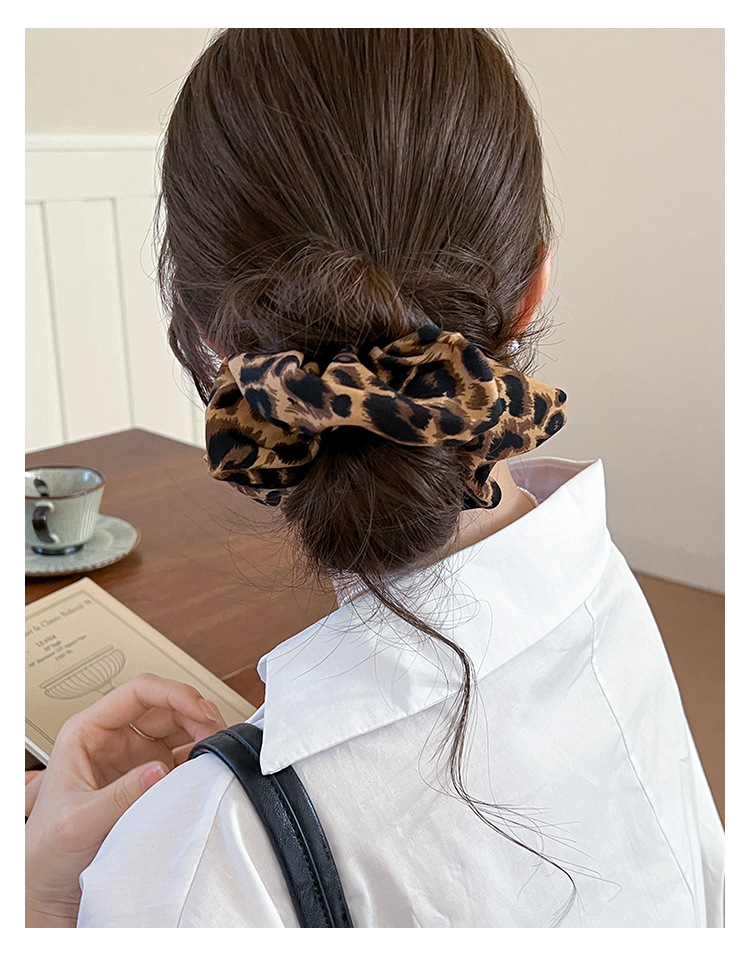 8g Weight Hair Tie Hair Accessories Type 1 Piece Quantity Holiday, Daily Occasion Color Block Pattern Women's Gender Simple Style, Classic Style Style Women's Simple Style Classic Style Color Block Cloth Hair Tie 4