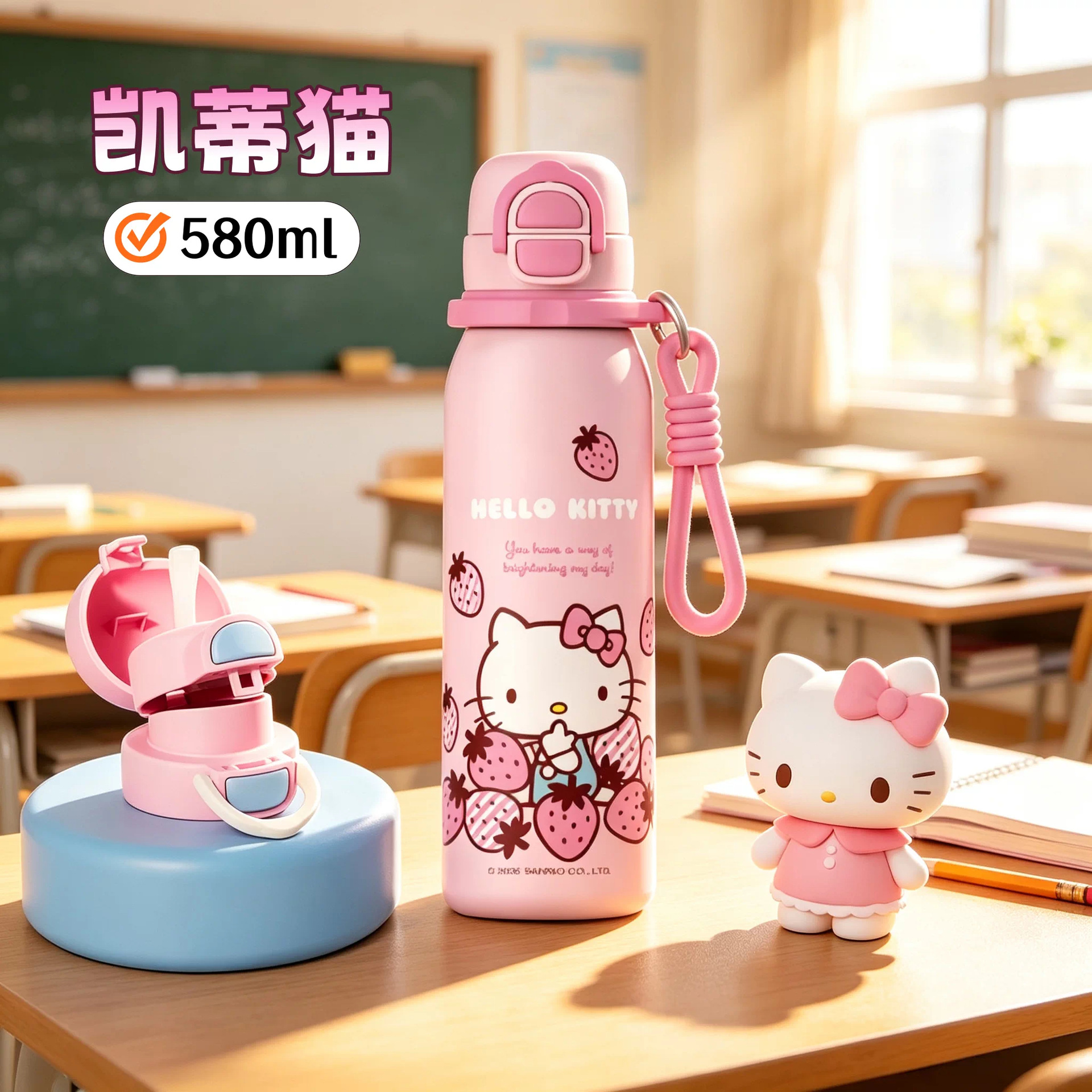 순티타늄 보온병 휴대용 미니 텀블러 생일 선물세트
