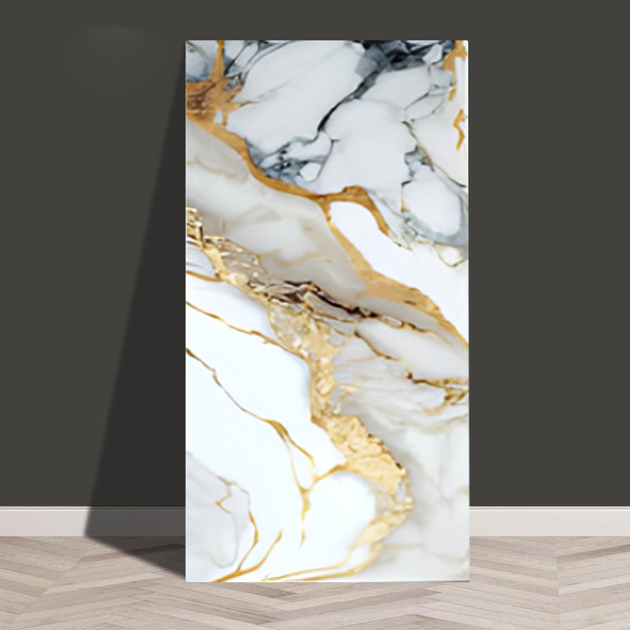 Baldosas de mármol transfronterizas autoadhesantes pegatinas de pared decorativas cocina gruesa baño renovación impermeable a prueba de aceite