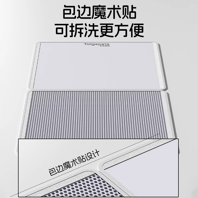 猫砂垫防带出超大号猫砂盆防外溅垫猫咪控砂漏沙过滤双层防溅垫子|undefined