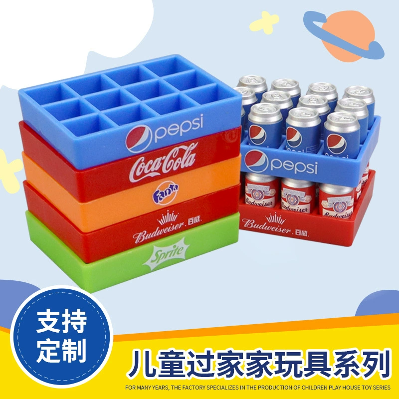 Новый сетевой красный банок лоток игрушка миниатюрная имитация кукольный домик мини-украшения для напитков корзина для хранения оптом