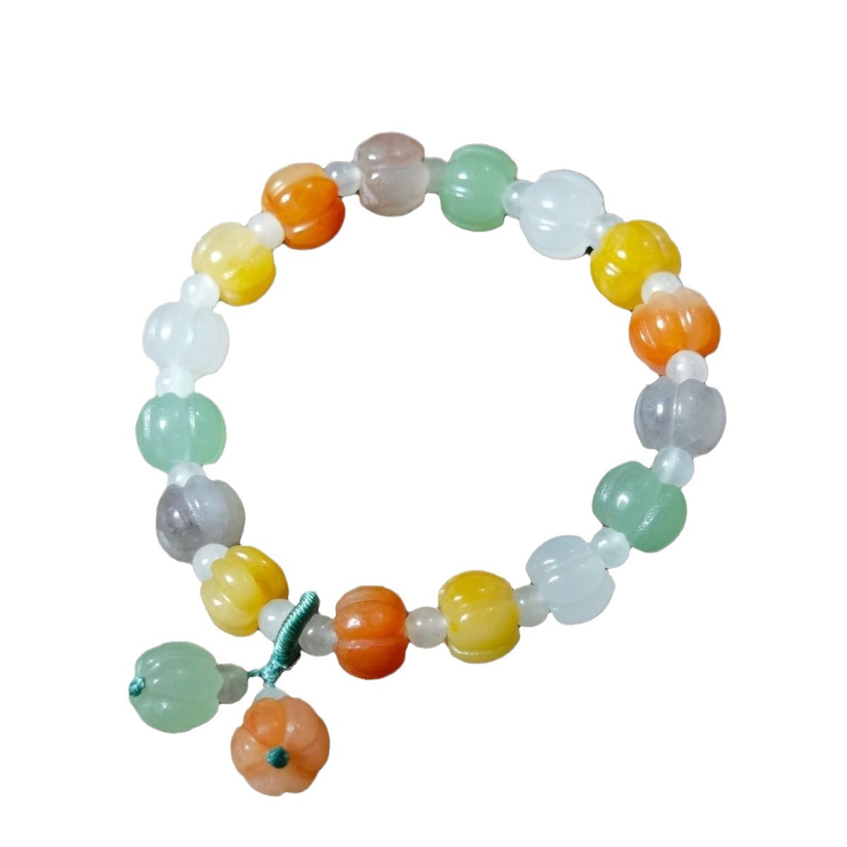 Tianshan al por mayor calabaza verde oro jade pulsera puls