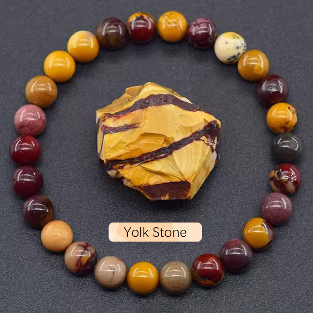 SHINE/TEMUクロスボーダー天然石瑪瑙水晶ビーズブレスレット燐灰石ラピスラズリブレスレット男女手飾り