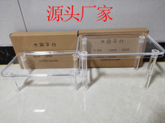 ハムスタープラットフォーム水晶プラットホームペット用品ハムスターテーブル四脚八脚取り外し可能なプラスチック製スプライスプラットフォーム
