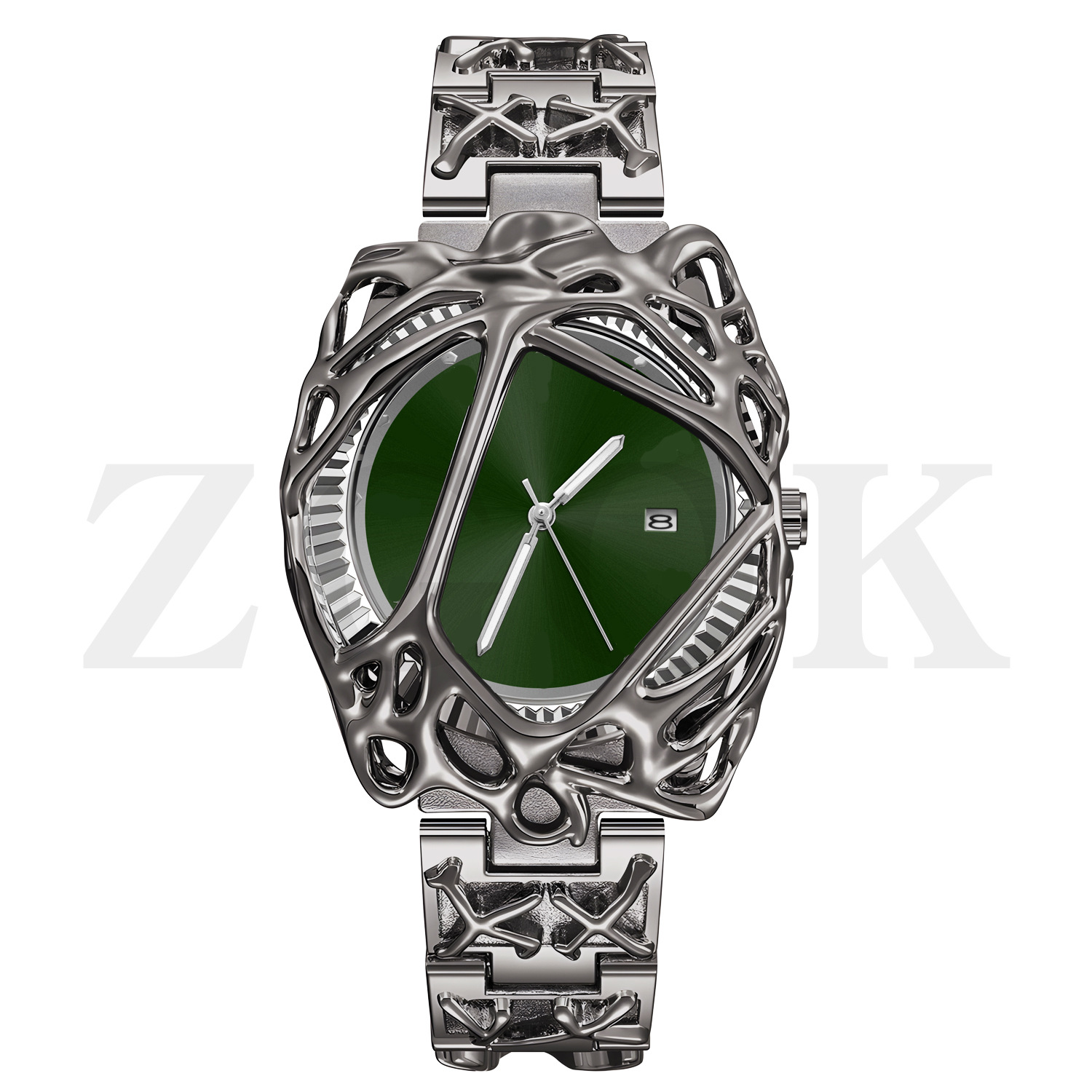 [뉴 컬러-건 블랙 & 그린 플레이트]