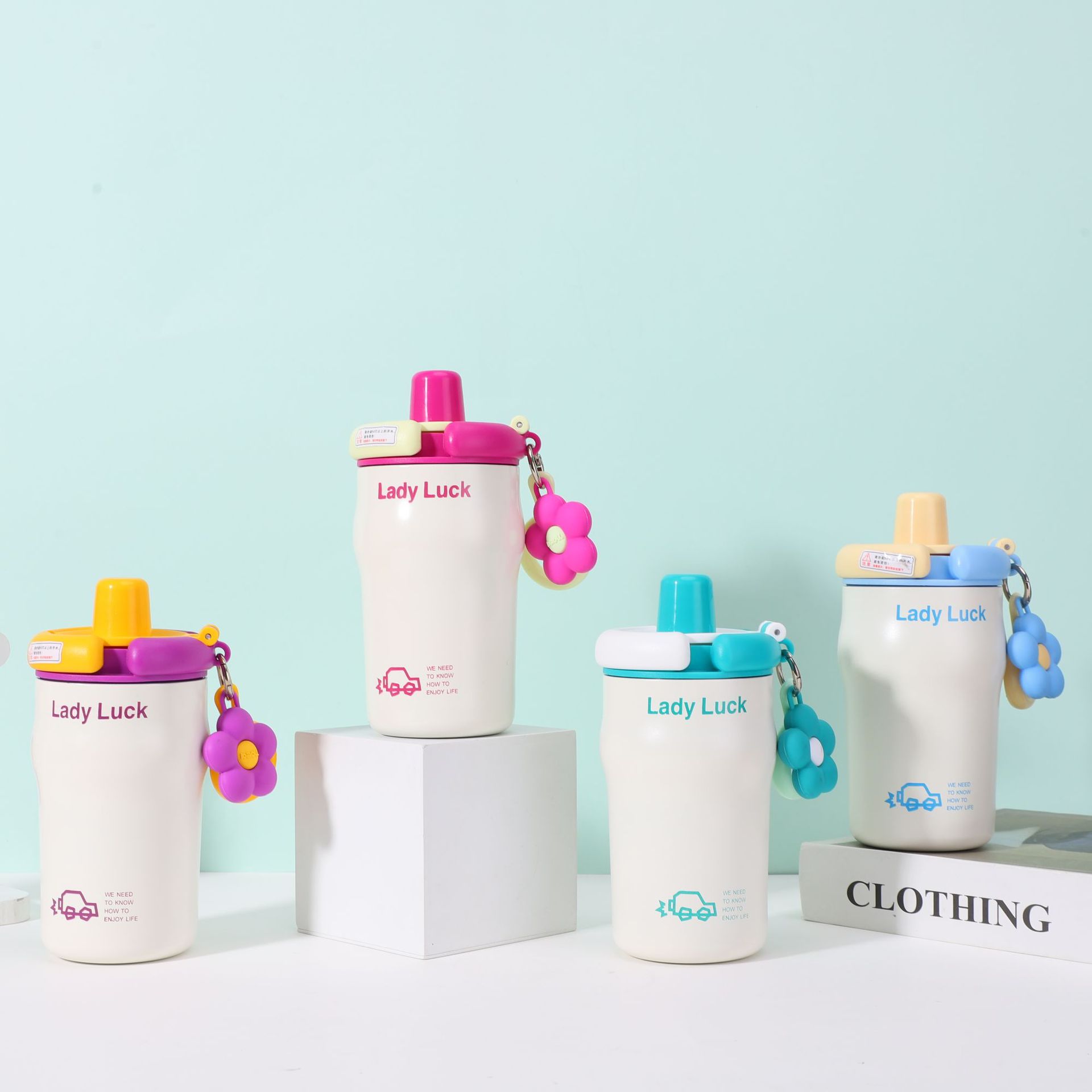 简约316不锈钢双饮保温杯便携迷你口袋杯女生户外手提随行咖啡杯