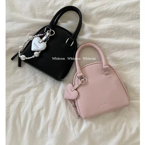 Rourou Chen Whiterm Korean version niche design women's bag new cute portable shell bag single shoulder crossbody bag