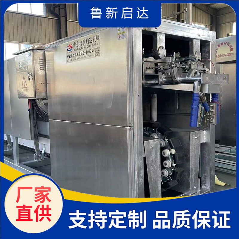 大型生猪屠宰托腹式三点麻机器肥猪三点式托胸电击晕机猪屠宰设备