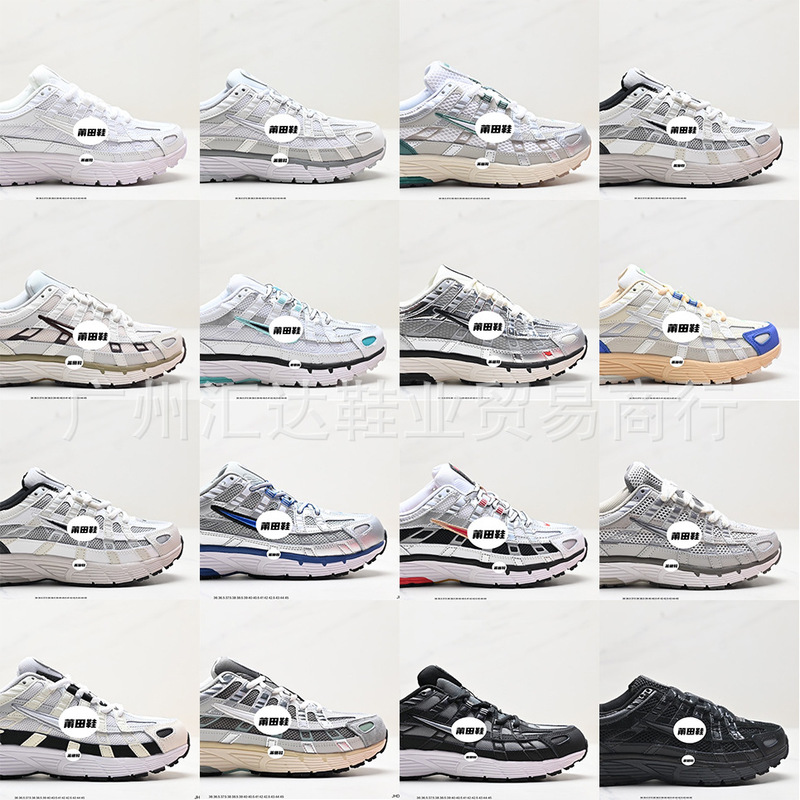 Putian shoes step into e-commerce foreign trade version P-6000 wear-resistant low-side leisure sneaker trend comfortable and breathable