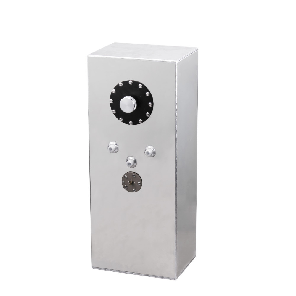 Qìchē – 15 Gallon Rectangular Fuel tank - silver