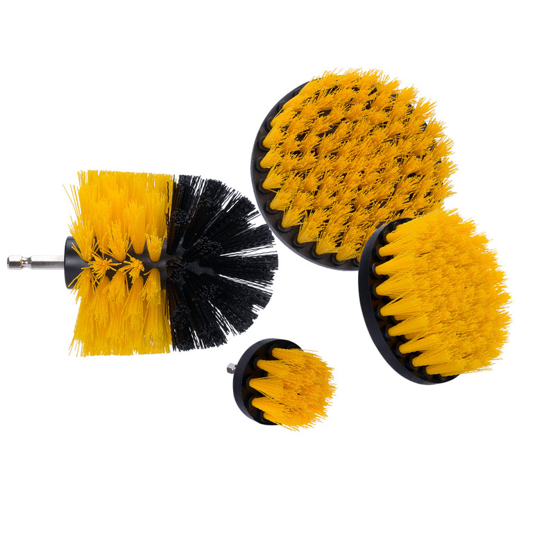 2 3 5 4inch Electric Drill Brush Three-Piece Set Electric Cleaning Plastic Brush Car Wash Toilet Brush Multi-Functional Brush Head
