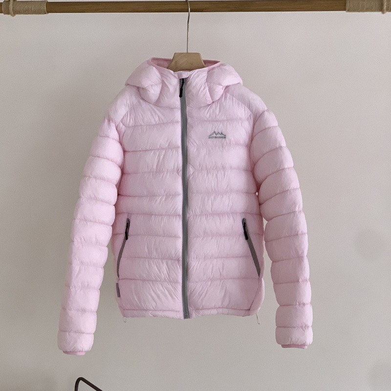 2025新款轻薄排骨羽绒棉服女式连帽衔缝棉衣冬季时尚保暖棉袄外套|undefined