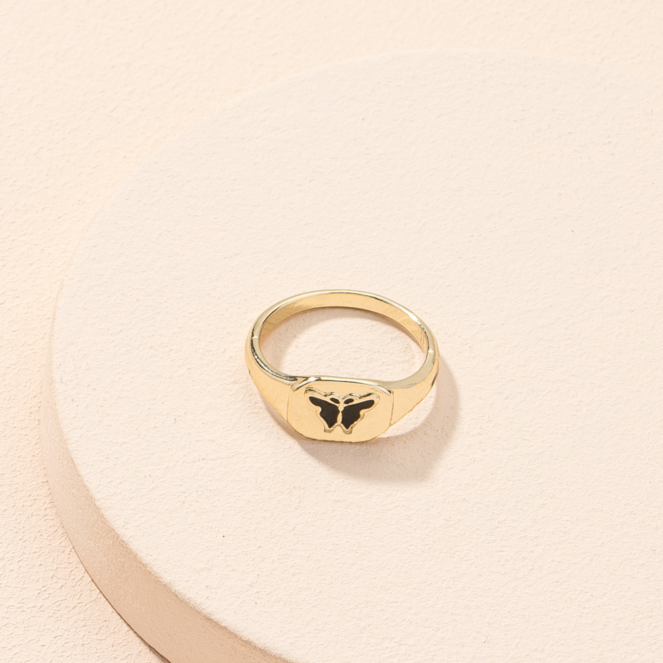 Simple Fashion Butterfly Hip Hop Ring display picture 3