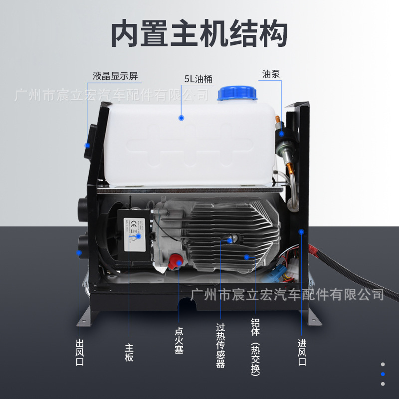 Treligo calentador de estacionamiento máquina todo en uno 12V24V automóvil automóvil hogar camión nuevo calentador diesel