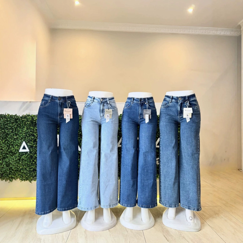 Women High Waist Wide Leg Jeans Wholesale Women High Waist Wide Leg Jeans Wholesale