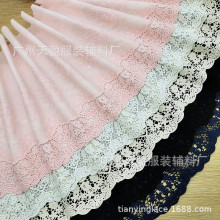 宽36cm欧式经典镂空棉布刺绣洛丽塔女装花边辅料窗帘桌布材料现货