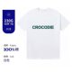 Star Same Style T-shirt Korean Style White Letter Printed Pullover Round Neck Short Sleeve Pure Cotton Casual Top Trendy T-shirt for Men and Women