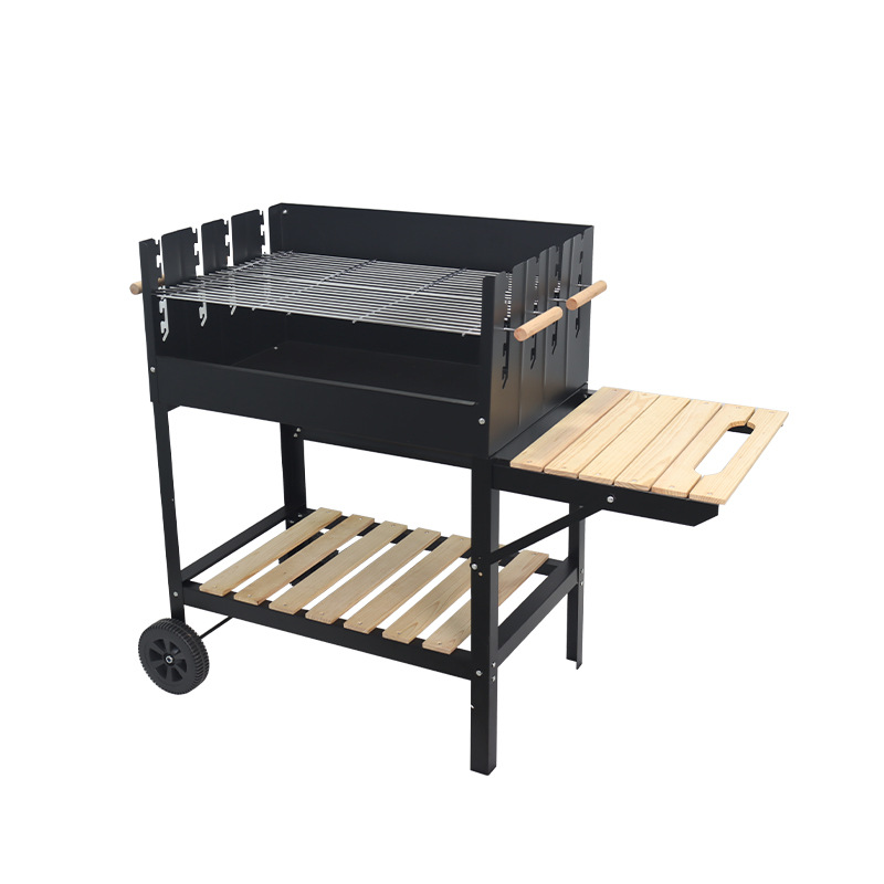 Gran por mayor horno de barbacoa de carbón extraíble horno de barbacoa de patio al aire libre parrilla de barbacoa europea carro de barbacoa europea transfronterizo