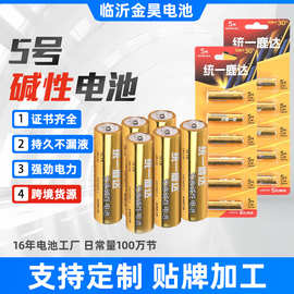 跨境定制5号碱性电池智能指纹锁AAA干电池五号7号碱性电池大容量
