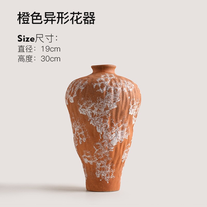 Jingdezhen vasos de cerámica retro nueva cerámica china estilo tranquilo estilo de alto nivel flor floral decoración de la sala de estar